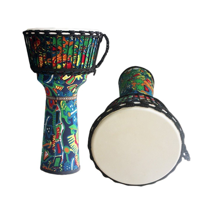 Musical Instrument Djembe - ขนาดใหญ่ Djembe แบบพกพากลองแอฟริกันเด็กผู้ใหญ่เริ่มต้นเพลงกลอง Professional Sheepskin มือกลองเครื่องดนตรี
