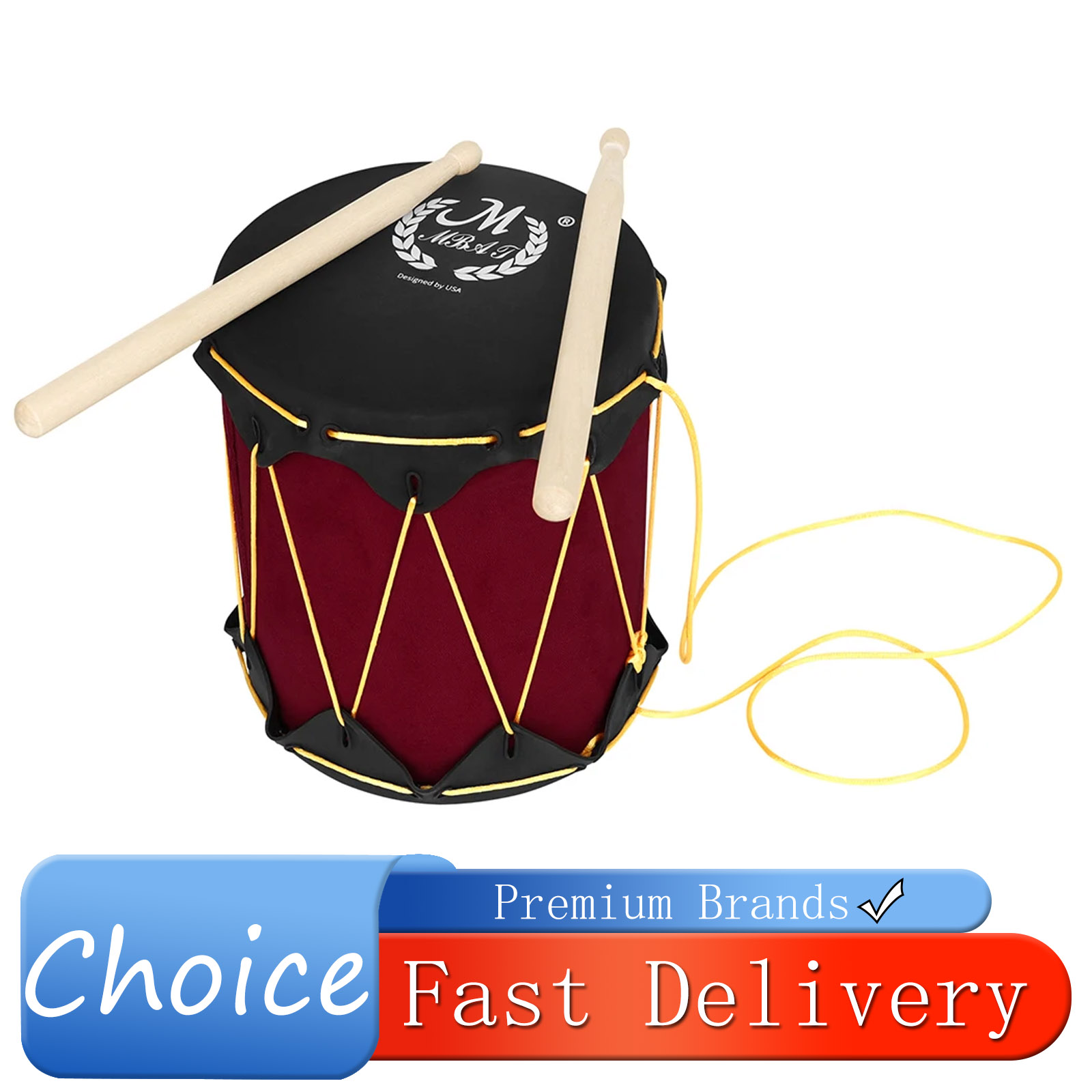Musical Instrument Indian - กลองยาง IRIN พร้อมสายคล้อง สามารถพกพาได้ เป็นเครื่องดนตรีประเภทเพอร์คัชชัน แข็งแรง
