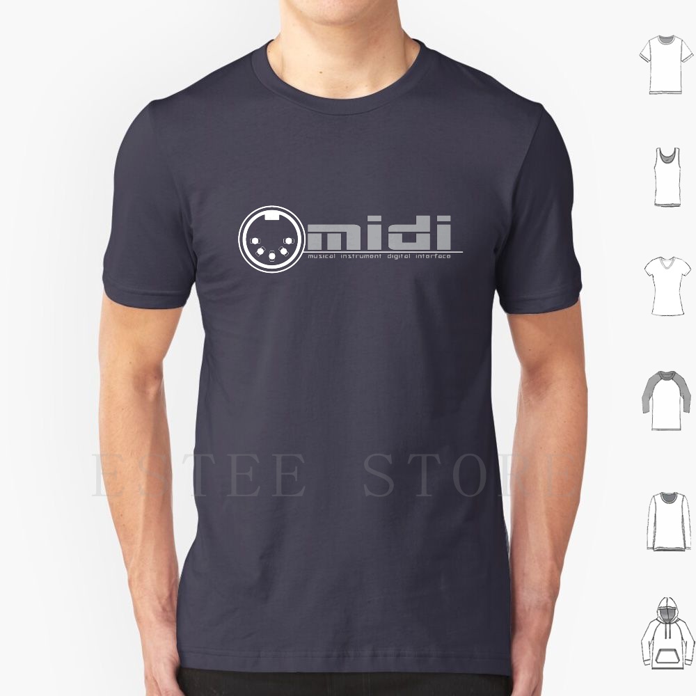 Musical Instrument Digital Interface - Midi-เครื่องดนตรีอินเทอร์เฟซดิจิตอล T เสื้อ DIY ขนาดใหญ่ผ้าฝ้าย 100%