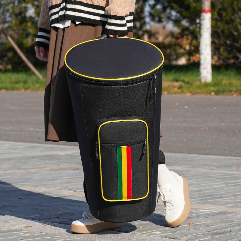 Musical Instrument Djembe - กระเป๋ากลองแอฟริกันหนา 10/12 นิ้ว กันน้ำ ซับแรงกระแทก สะพายไหล่ได้