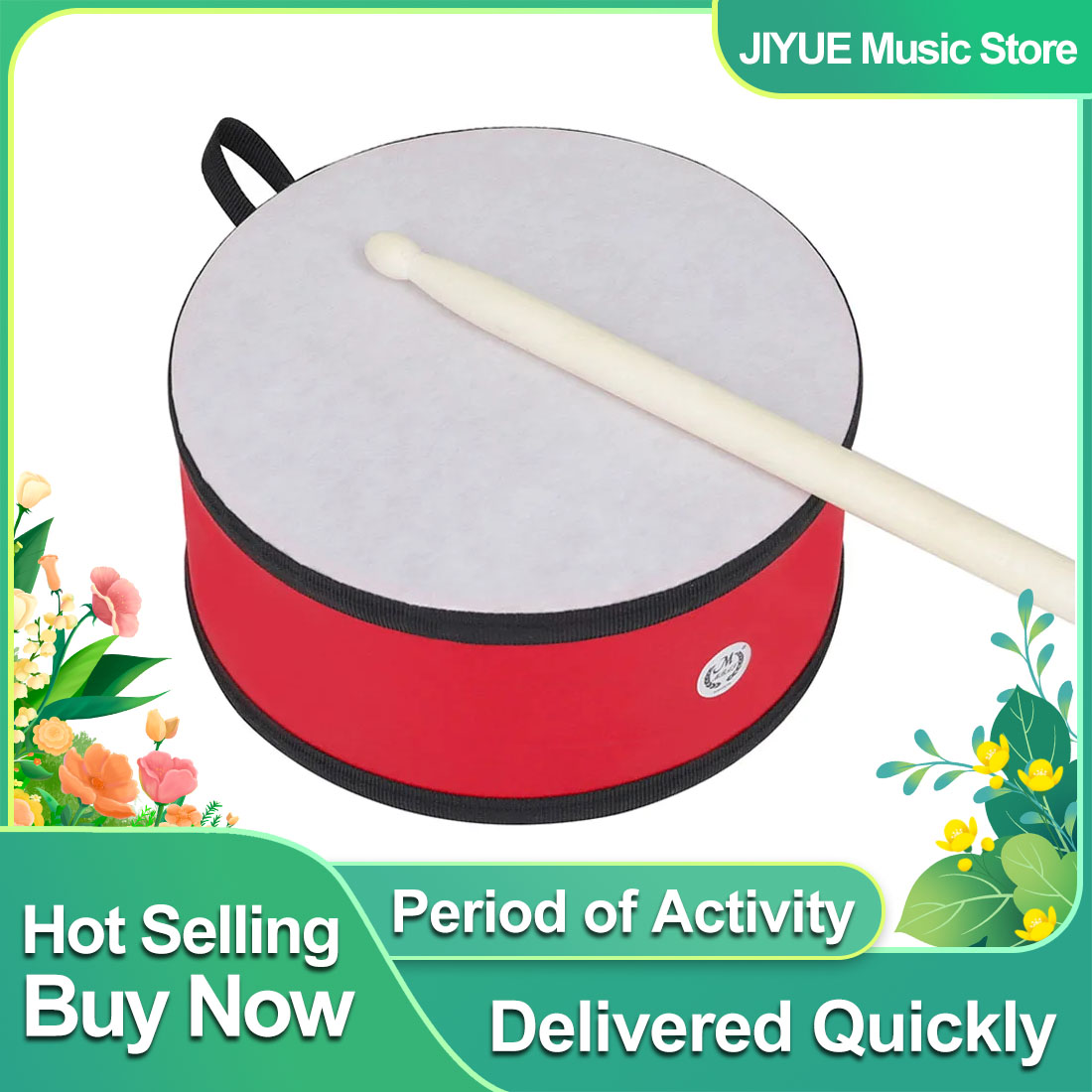 Musical Instrument Indian - กลอง IRIN ทนทานต่อการตีกลอง กลองอินเดีย กลองพกพา ง่ายต่อการดึงดูดความสนใจของเด็ก