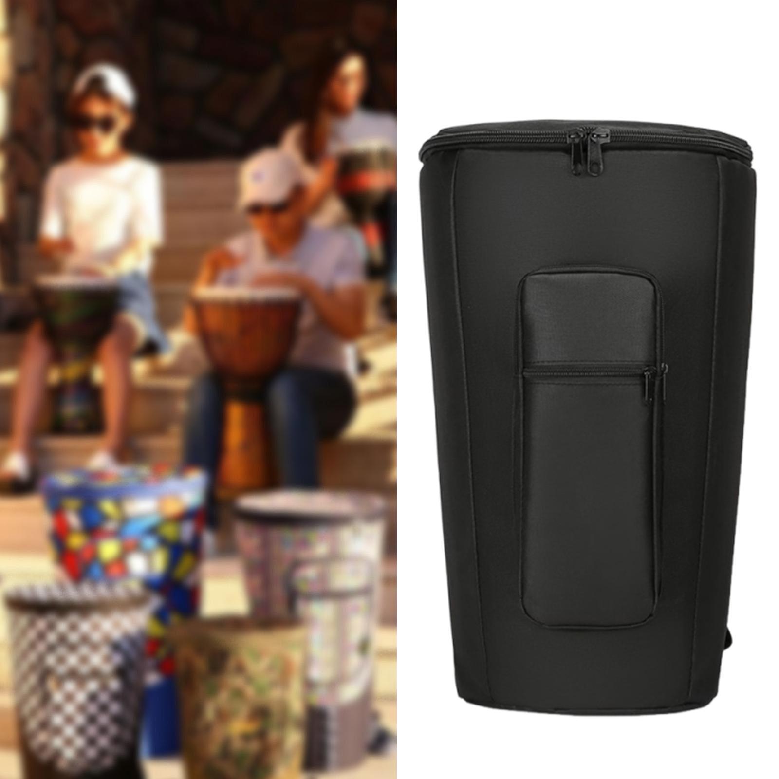Musical Instrument Djembe - กระเป๋าเป้สะพายหลังสำหรับเครื่องดนตรีกันน้ำ กระเป๋าใส่เจมเบ้ บุหนา กันฝุ่น ทนทาน สำหรับเก็บไม้กลอง
