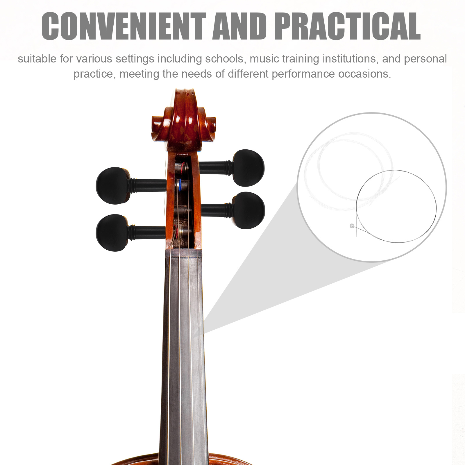 3 ชิ้นสายบาลาไลก้าเปลี่ยนสายไน - Musical Instrument Balalaika บทวิจารณ์และราคา