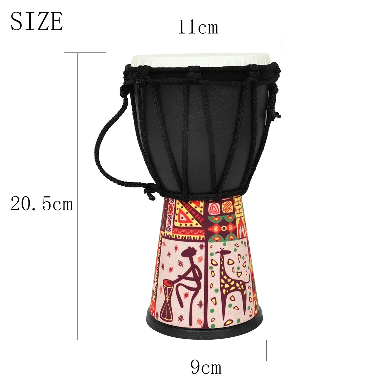 กลองแอฟริกันขนาด 4 นิ้ว กลองแอ - Musical Instrument Djembe บทวิจารณ์และราคา
