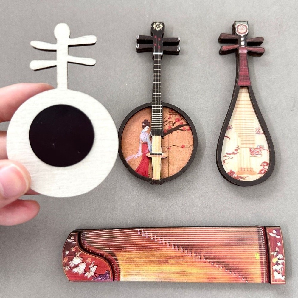 แม่เหล็กติดตู้เย็นรูปเครื่องดน - Musical Instrument Ancient บทวิจารณ์และราคา