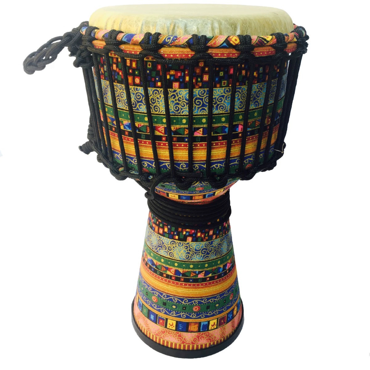 กลองดนตรีแอฟริกันแบบดั้งเดิม ข - Musical Instrument Djembe บทวิจารณ์และราคา