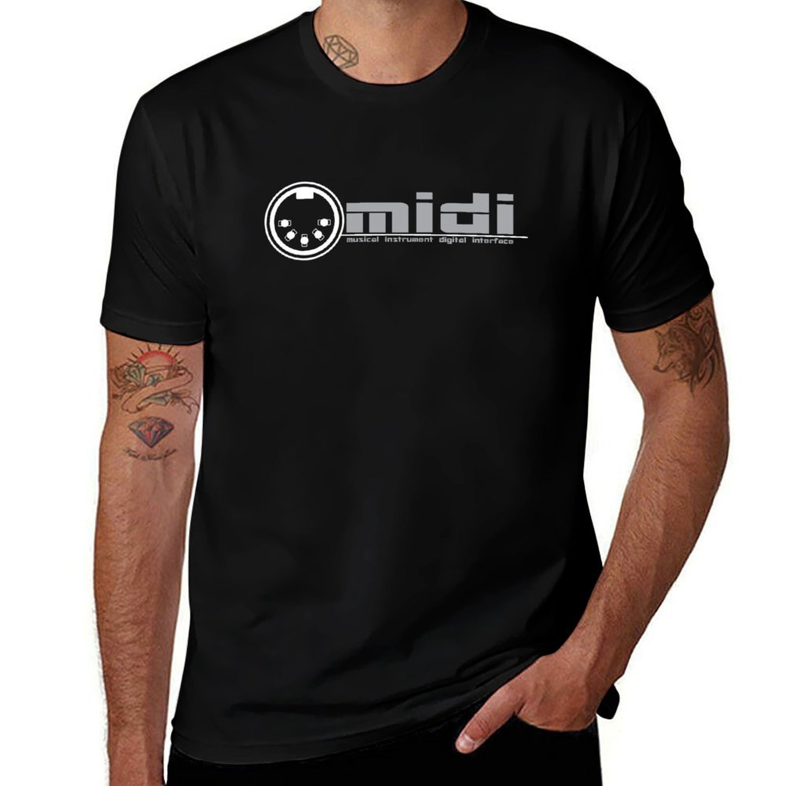 MIDI - เสื้อยืดลาย Musical Ins - Musical Instrument Digital Interface บทวิจารณ์และราคา