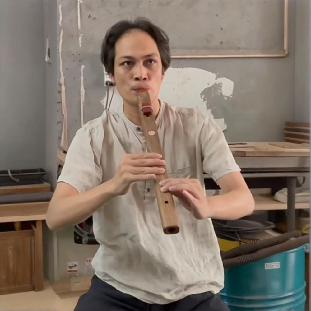 ขลุ่ยไม้แนวตั้งเสียง B/C/D/E/F - Musical Instrument Indian บทวิจารณ์และราคา