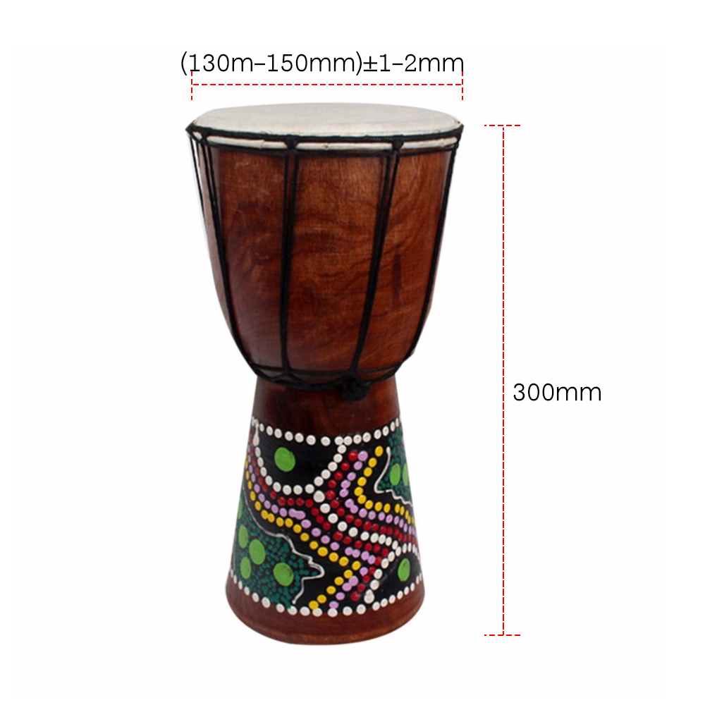 กลอง Djembe แอฟริกัน6นิ้วงานไม - Musical Instrument Djembe บทวิจารณ์และราคา