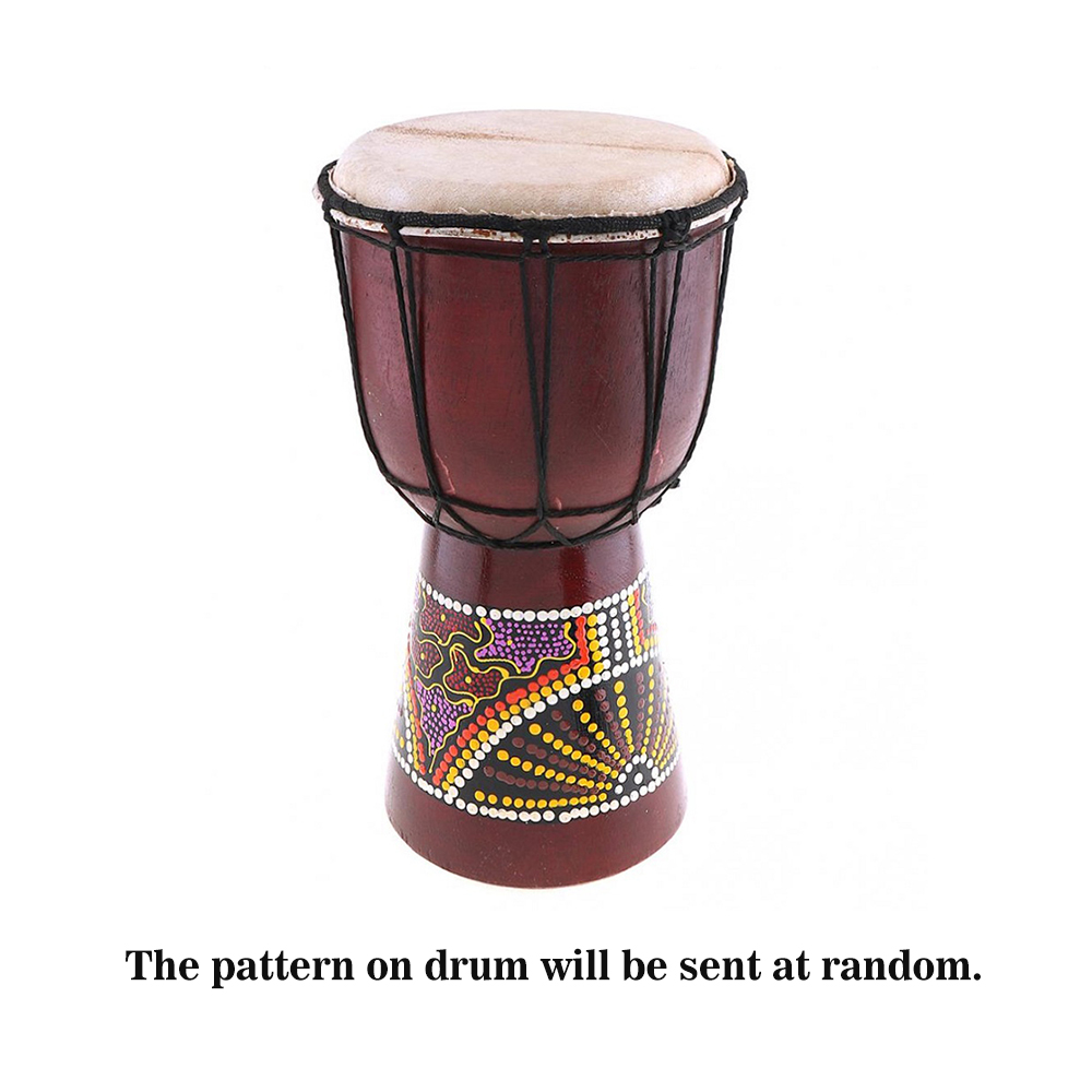 กลอง Djembe แอฟริกัน6นิ้วงานไม - Musical Instrument Djembe บทวิจารณ์และราคา
