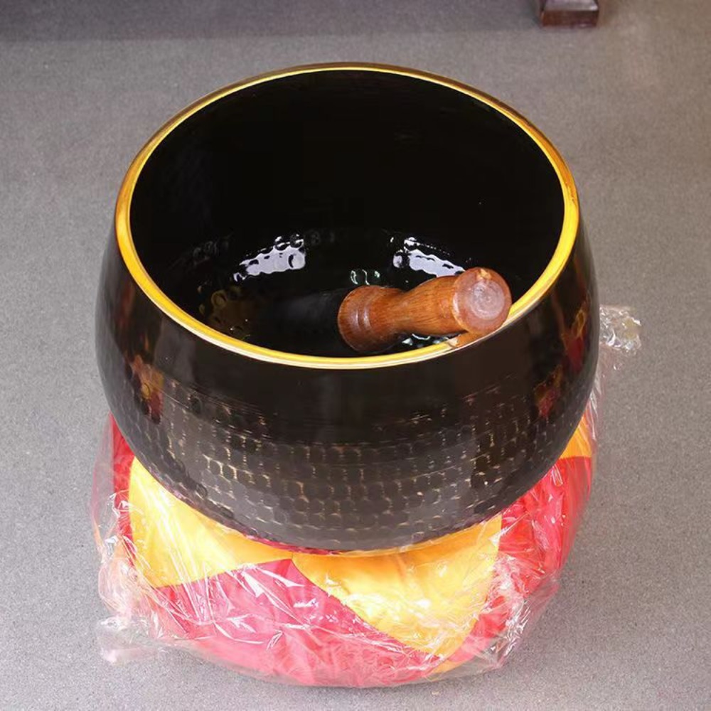 ขันทองแดงดำแบบทิเบต ขนาด 3.5-2 - Tibetan Singing Bowl บทวิจารณ์และราคา