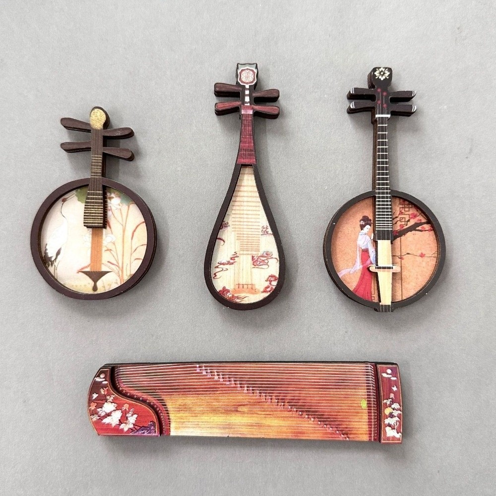 4 ชิ้น/ชุด เครื่องดนตรีสไตล์จี - Musical Instrument Ancient บทวิจารณ์และราคา
