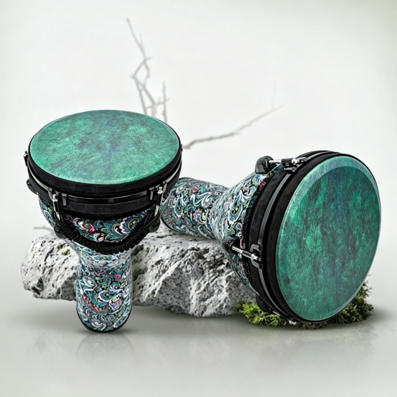 กลองแอฟริกันขนาด 12 นิ้ว แบบพก - Musical Instrument Djembe บทวิจารณ์และราคา