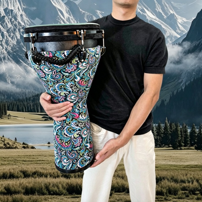 กลองแอฟริกันขนาด 12 นิ้ว แบบพก - Musical Instrument Djembe บทวิจารณ์และราคา