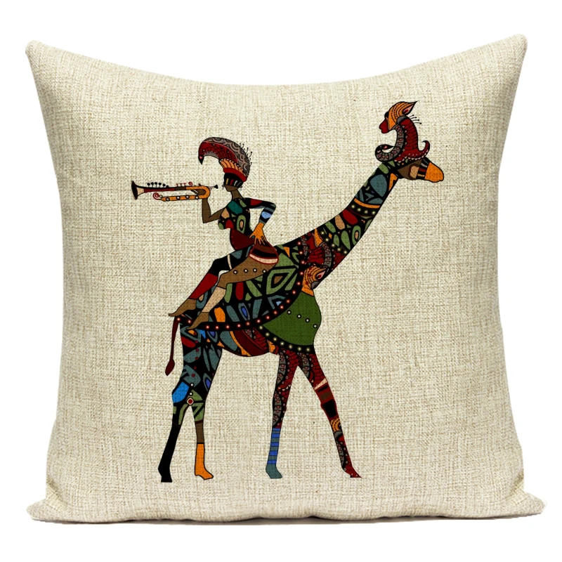 ปลอกหมอนอิงผู้หญิงแอฟริกันย้อน - Musical Instrument Of Africa บทวิจารณ์และราคา