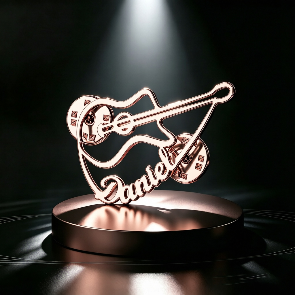 เข็มกลัดไวโอลินแบบกำหนดเองได้  - Musical Instrument Name บทวิจารณ์และราคา