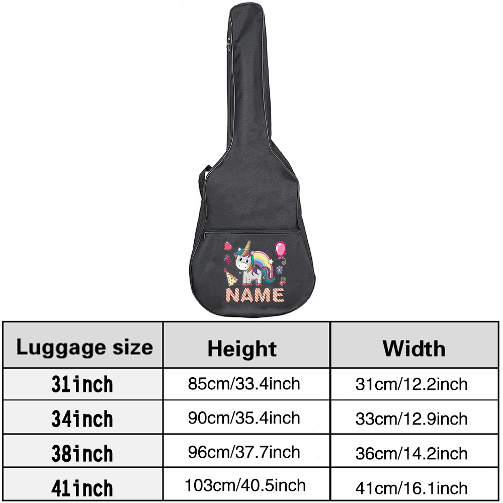 กระเป๋าใส่กีตาร์แบบกำหนดเองได้ - Musical Instrument Name บทวิจารณ์และราคา