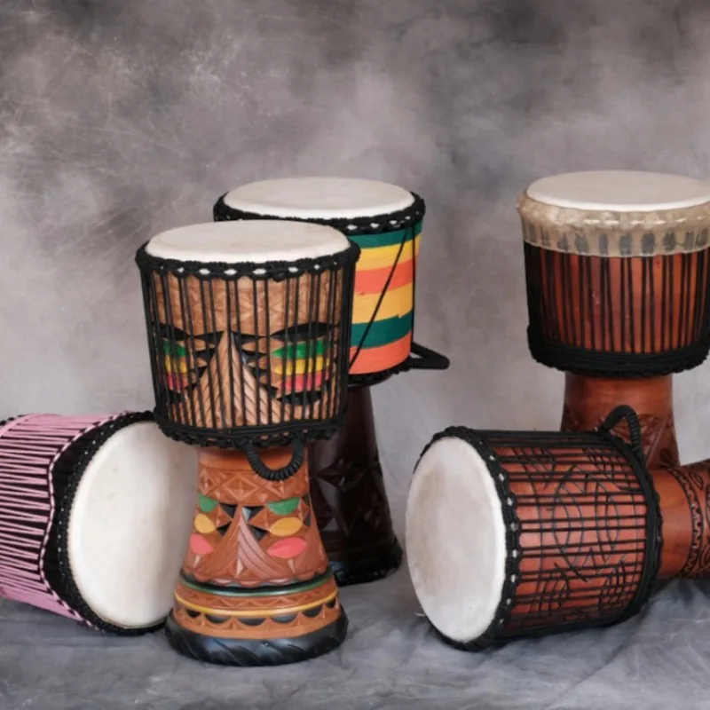 12 นิ้ว Djembe Mahogany กลองแอ - Musical Instrument Djembe บทวิจารณ์และราคา