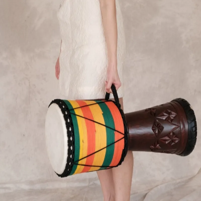 12 นิ้ว Djembe Mahogany กลองแอ - Musical Instrument Djembe บทวิจารณ์และราคา