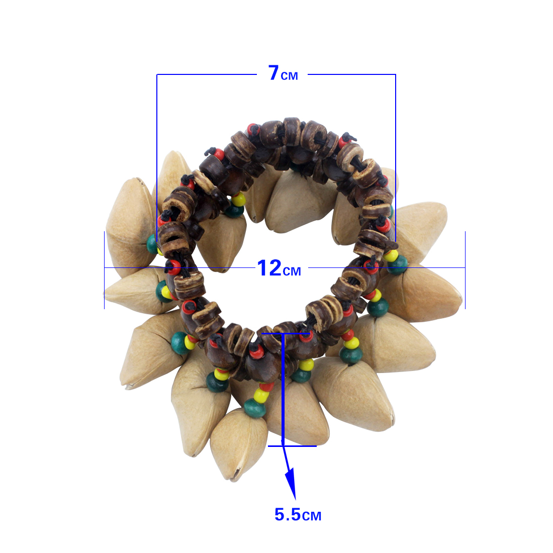 IRIN สร้อยข้อมือเปลือกถั่ว ระฆ - Musical Instrument Djembe บทวิจารณ์และราคา