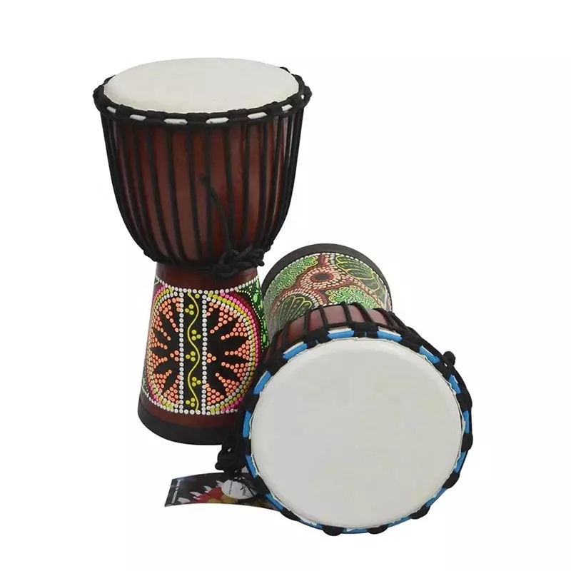 กลองเจมเบ้แอฟริกันขนาด 12 นิ้ว - Musical Instrument Djembe บทวิจารณ์และราคา