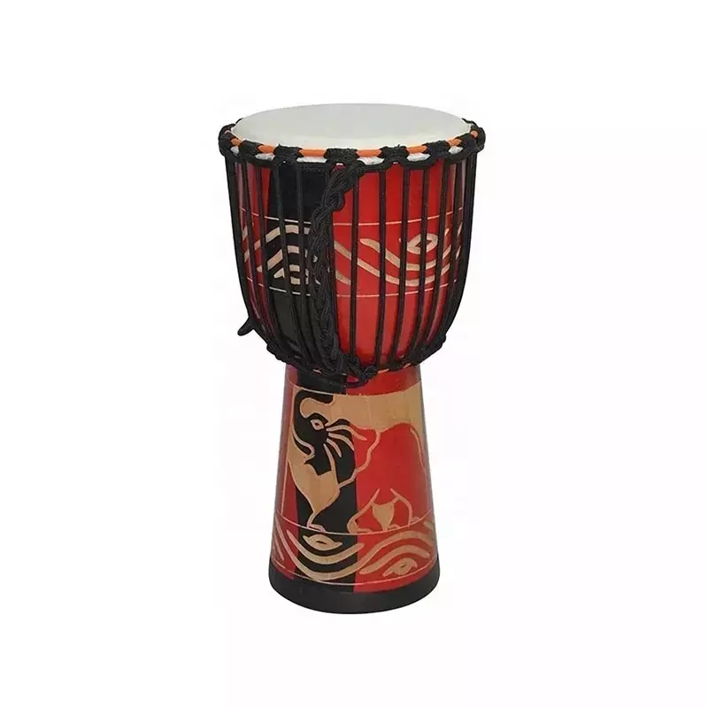 กลองเจมเบ้แอฟริกันขนาด 12 นิ้ว - Musical Instrument Djembe บทวิจารณ์และราคา
