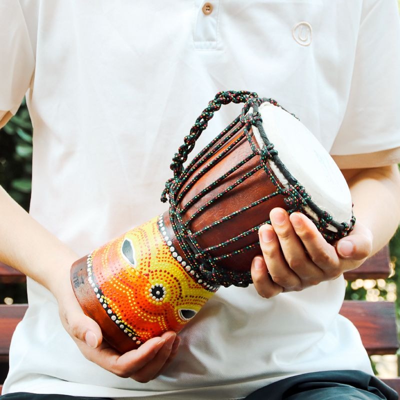 กลองแอฟริกันขนาดเล็กสำหรับเด็ก - Musical Instrument Djembe บทวิจารณ์และราคา