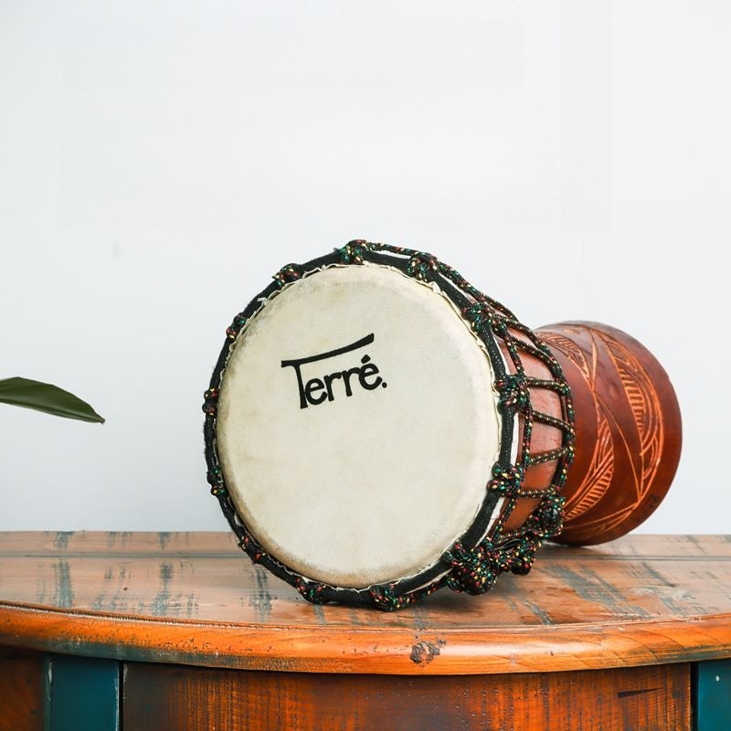 กลองแอฟริกันขนาดเล็กสำหรับเด็ก - Musical Instrument Djembe บทวิจารณ์และราคา