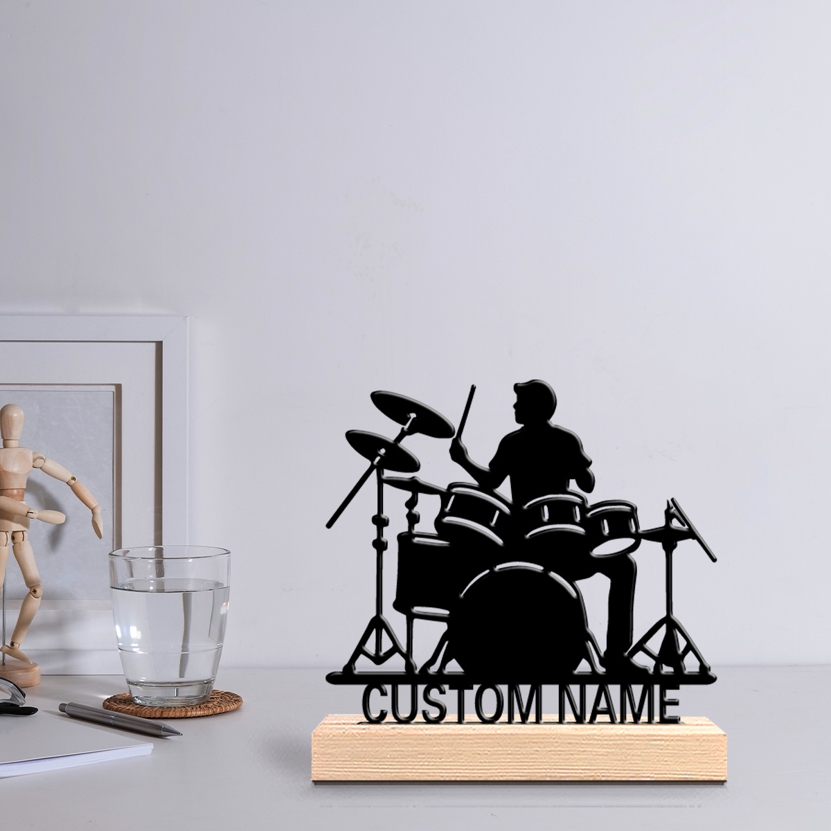 รูปปั้นเครื่องดนตรีกลอง 1 ชิ้น - Musical Instrument Name บทวิจารณ์และราคา