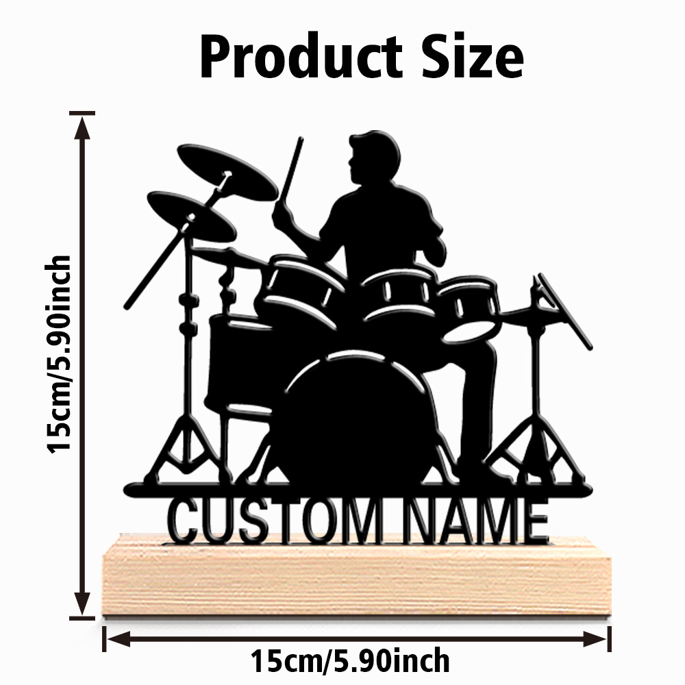 รูปปั้นเครื่องดนตรีกลอง 1 ชิ้น - Musical Instrument Name บทวิจารณ์และราคา