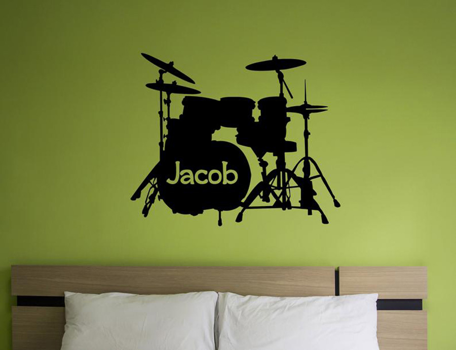 กลองชุดรูปลอกที่กำหนดเองชื่อเค - Musical Instrument Name บทวิจารณ์และราคา